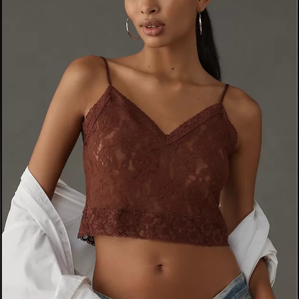 NWT Anthropolgie lace tank